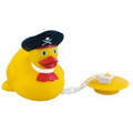 Rubber Pirate Duck w/ Bathtub Plug